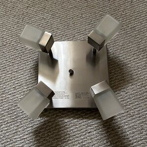 Modern Silver Ceiling Light Fixture